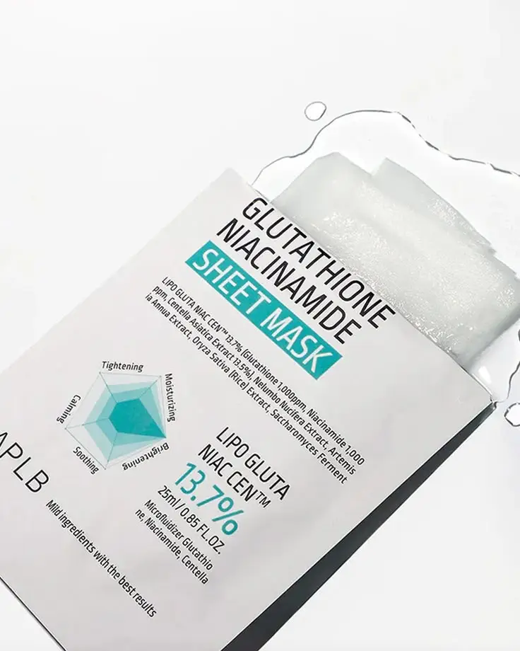 APLB - Glutathione Niacinamide Sheet Mask 25ml